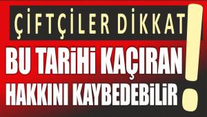 ��FT��LER D�KKAT! BU TAR�H� KA�IRAN HAKKINI KAYBEDEB�L�R