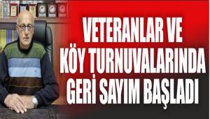 VETERANLAR VE K�Y TURNUVALARINDA GER� SAYIM BA�LADI