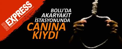 BOLU'DA AKARYAKIT �STASYONUNDA CANINA KIYDI